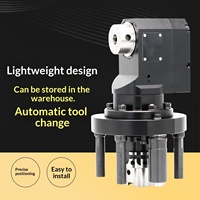 Tête de fraisage latérale à sortie centrale BT40 spécifique à la machine WEDN SW pour centre d'usinage, refroidissement interne haute pression, évacuation des copeaux CNC