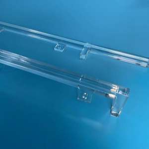 מותאם אישית חום עמיד בחום שקוף סיליקה מרובע קוורץ בצורת מיוחד מוט קוורץ - Product Image 3