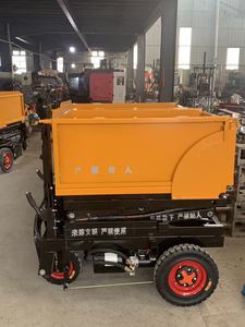 Minivolquete Hidráulico XCOD de 300 kg, Diseño Compacto Amarillo, Vehículo de Transporte de Materiales de Construcción - Product Image 6