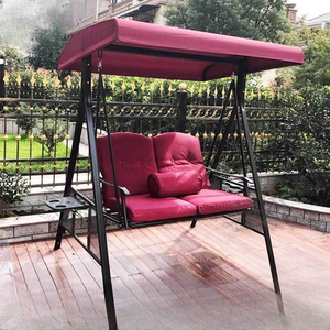 Silla Columpio de Hierro para Exteriores con Diseño Moderno y Sencillo para Balcón, Terraza, Patio, Interior y Sala de Estar - Product Image 1