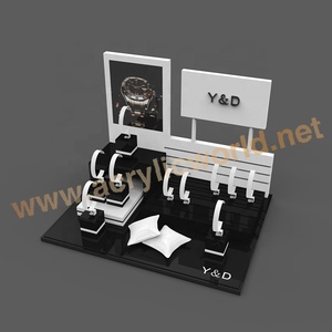 Digital Watch Shop <b>Display</b> Rack with LCD Player Retail Watch Showcase <b>Stand</b> for Watch Shop Counter - Product Image 3