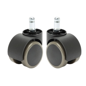 Promoção Rodízio Giratório de Poliuretano Preto para Móveis e Cadeiras, Material PU Macio, 3 Polegadas (<span class=keywords><strong>75mm</strong></span>) e 11*22mm - Product Image 4