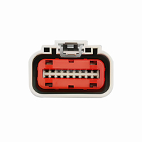 Carcasa de Conector con Terminal Incluido DJ7181-1-21 Conector de 18 Orificios para Automóvil 1488533-6 Enchufe para Medidor de Flujo de Aire