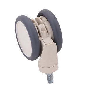 Baby Walker Lenkrad <span class=keywords><strong>100mm</strong></span> Medical <span class=keywords><strong>Twin</strong></span> Wheel Zentral verriegelung rollen für Kranken häuser mit Richtungs schloss - Product Image 4