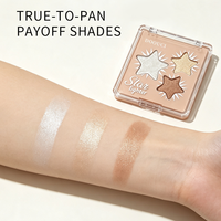 DOOUCI OEM/ODM Kosmetik Kecantikan Makeup Tiga Warna Palet Highlight Portabel yang Dapat Dibaurkan dan Halus Seperti Sutra