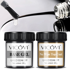 Nouveau vernis à ongles en gel à base de fibre de 100g réparation renforcée durcie par UV couche de base d'ongle en fibre de verre plus forte couche de finition pour l'extension d'art - Product Image 3