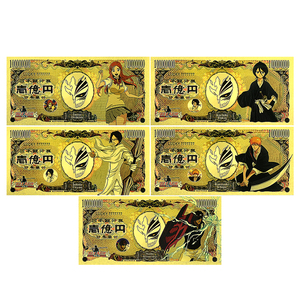 ธนบัตรทองคำ BLEACH - ของสะสมอนิเมะญี่ปุ่น ไอจิโกะ รุคิยะ โอริฮิเมะ และอุริว สำหรับแฟนๆ และนักสะสม - Product Image 1
