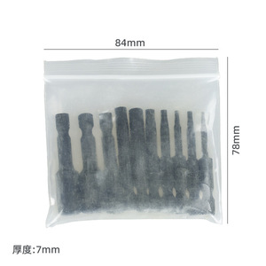 10 Piece Black Hex <b>Screwdriver</b> <b>Bit</b> <b>Set</b> 50mm Chrome Vanadium Steel Magnetic <b>Bits</b> For Diy Use - Product Image 5