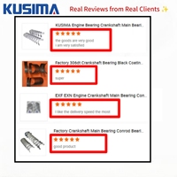 Rodamientos de cigüeñal y biela personalizados al por mayor para motores Nissan J13/J15/J16, piezas de motor Datsun 520/521/620/720, carcasa de cojinete