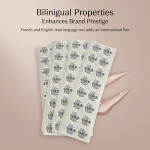 Customized gold foil labels, waterproof and oil-proof cosmetic stickers. - Product Image 4