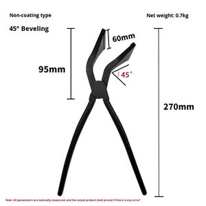 Alicates de crimpado de borde de acero de alto carbono de grado industrial, forjados, de cabeza grande, para reparación automotriz de chapa metálica, antirrobo, antideslizantes, métricos, OEM - Product Image 6