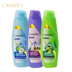 Shampoo de fragrância para cabelo de coco/ovo/alho/azeitona de marca própria