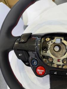 Pour <span class=keywords><strong>Ferrari</strong></span> <span class=keywords><strong>458</strong></span> Purosangue F430 488 360 LaFerrari Roma <span class=keywords><strong>Volant</strong></span> en Fibre de Carbone - Product Image 3