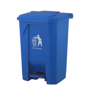 100L Fabrikant Zon Proof Huishoudelijke Pedaal Soort Vuilnis Indoor Recycle Bins Prullenbak