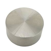 Bouton de réglage en aluminium usiné CNC sur mesure, bouton de commande métallique de haute précision pour équipement