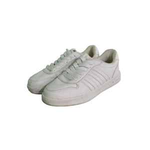 Gracer Baskets synthétiques blanches et bleues à lacets pour hommes et femmes, chaussures de marche décontractées, confortables, respirantes, solides, pour le sport - Product Image 6