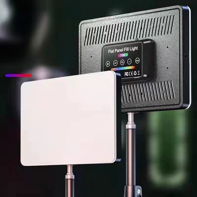 24-Inch RGB LED Ring Light High CRI 96 Dimmable for Live Streaming Photography Food Selfie Video Camera Beauty Fill Light