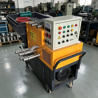 Machine de pulvérisation de mortier de béton 7,5 kW à alimentation directe d'usine, portée horizontale de 100 m pour travaux de revêtement de ponts