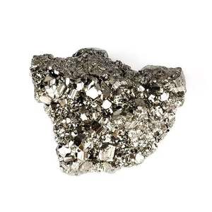 Перу Пирит Рудный камень кристалл минеральный образец Пирит кубик кластер - Product Image 4