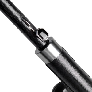 Sunny Kinte Custom Black 23 Inch Modern Manual Straight Japan Samurai Sword Long Handle Fiberglass+Metal Frame Plastic <b>Umbrella</b> - Product Image 3