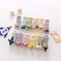 Printemps été bébé chaussettes dessin animé animal anti-dérapant infantile apprentissage étape chaussettes bébé chaussettes de sol