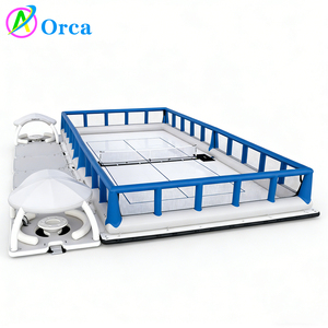 Plataforma <span class=keywords><strong>Flotante</strong></span> Inflable de <span class=keywords><strong>Alta</strong></span> <span class=keywords><strong>Calidad</strong></span> para Deportes Acuáticos, Diseño Personalizado de Fábrica, Isla <span class=keywords><strong>Flotante</strong></span> Grande para Pickleball - Product Image 2
