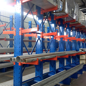 מדריפים חובה כבדה מדפים דו צדדי גלוון מחסן צינור מתלה - Product Image 4