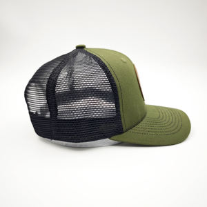 Gorra Trucker Richardson 112 OEM al por mayor, deportiva de verano, transpirable, de malla, con visera curva de algodón, parche de cuero y etiqueta plegada. - Product Image 6