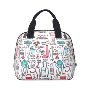 Travel Nurse Bag <b>Insulated</b> <b>Lunch</b> Bags Women Cartoon Nurse Print Food Case School Cooler Warm Bento <b>Box</b> for Kids - Product Image 1