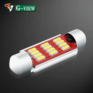 G-View Preço Atacado Levou Luz Do Carro Festoon 4014 12smd Auto C5w Luz De Leitura Placa De Licença 6000k