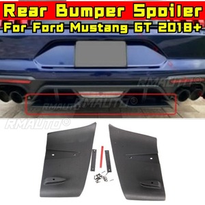 ลิ้นกันชนหลังรถยนต์ ดิฟฟิวเซอร์ สปอยเลอร์ ชิ้นส่วนตกแต่งสำหรับ Ford Mustang GT 2018+ อุปกรณ์ตกแต่งรถยนต์ - Product Image 2