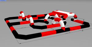 Pista gonfiabile per <span class=keywords><strong>Go</strong></span> <span class=keywords><strong>Kart</strong></span> all'aperto - Product Image 6