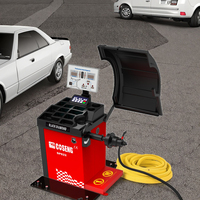 Équilibreuse de roues automatique professionnelle Coseng SP822, équipement d'alignement de roues, changeur de pneus LED, démonte-pneus