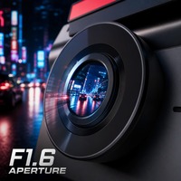 Caméra de tableau de bord 1080P à 3 objectifs IPS, enregistreur vidéo de voiture avant, intérieur et arrière, contrôle par application WiFi, écran 3 pouces, batterie 150 mAh, USB 2.0, enregistrement en boucle, 64 Go