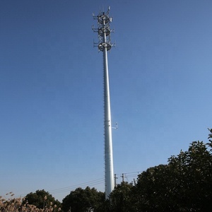 Tube en acier galvanisé Colonne télécom haute performance et accessoires pour tour Internet 5g de <span class=keywords><strong>diffusion</strong></span> améliorée - Product Image 5