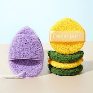 Gant éponge nettoyant pour le visage, masque de boue nettoyant en profondeur, en soie goutte d'eau, lavable, emballage en vrac - Product Image 3
