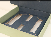 Emballage plat en carton pour shampooing de luxe personnalisé pour traitement des cheveux, boîtes d'expédition cadeau