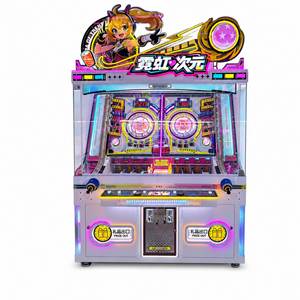 เครื่องเล่นเกมหยอดเหรียญแบบผลักเหรียญสำหรับสองผู้เล่น พร้อมระบบแลกของรางวัล เหมาะสำหรับศูนย์การค้าและสถานบันเทิง - Product Image 2