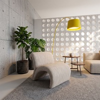 Chaise longue incurvée en forme de vague, sculpture postmoderne |   Fauteuil d'appoint intérieur en tissu à dossier roulé en forme de S pour suite d'hôtel ou véranda