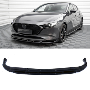 Alerón Delantero ABS Negro Brillante, 1 Pieza, Estilo MAX para <span class=keywords><strong>Mazda3</strong></span> <span class=keywords><strong>Hatchback</strong></span> 2019 2020 2021 2022 <span class=keywords><strong>2023</strong></span> 2024 2025 2026 - Product Image 1