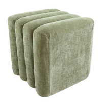 Chaise ottomane moderne nordique tendance, tabouret de salon, repose-pieds en tissu de qualité supérieure pour la maison