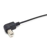 Konektor USB 90 Derajat USB a Male ke B Male Kabel Printer Transfer Data