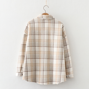 Veste <span class=keywords><strong>à</strong></span> <span class=keywords><strong>carreaux</strong></span> en flanelle épaisse, manches longues, boutons, personnalisé, doublure polaire Sherpa, <span class=keywords><strong>chemise</strong></span> <span class=keywords><strong>à</strong></span> <span class=keywords><strong>carreaux</strong></span> pour femmes - Product Image 6