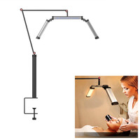 FZ-20H 20w équipement de salon de beauté lampe à cils diamant sol demi-lune lumière lampe pour extension de cils lit et massage lit lumière