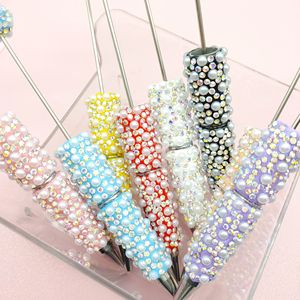 B7003 Schwerindustrie Perle Vollmond Diamant Luxus Kugelschreiber Mehrfarbige Kugelschreiber Studenten Schreibwaren Handgemachte DIY Stifte - Product Image 5