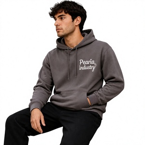Sudadera con Capucha Unisex de Invierno, Estampada, con Forro Polar en la Parte Delantera, 100% Algodón, Transpirable, de Alta Calidad, Gruesa, con Bolsillo, Informal - Product Image 5