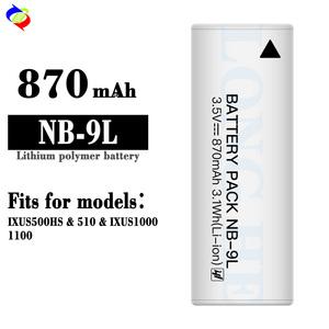 กล้อง <span class=keywords><strong>NB</strong></span>-9L แบตเตอรี่870mAh 3.5V สำหรับ Canon IXUS500HS <span class=keywords><strong>510</strong></span> IXUS1000 1100 - Product Image 2