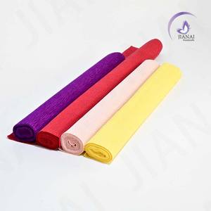 Cintas de <span class=keywords><strong>Papel</strong></span> Crepé de Colores Estilo Art <span class=keywords><strong>Deco</strong></span> Italiano y <span class=keywords><strong>Papel</strong></span> Crepé 250cm*50cm 70g/pieza para Decoración de Oficina con Temática de Plantas/Flores - Product Image 2