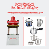 Presse hydraulique servo à 4 colonnes pour le formage profond de tôles avec contrôle intelligent IoT pour le projet de fabrication d'ustensiles de cuisine