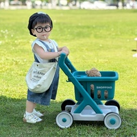 Chariot de marche pour tout-petits, jouet chariot de courses de simulation, aide à la marche pour bébé pour jouer à la maison